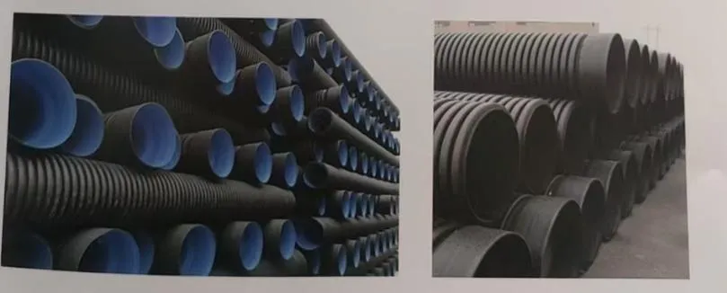 Двухслойная гофрированная труба из ПВП-4